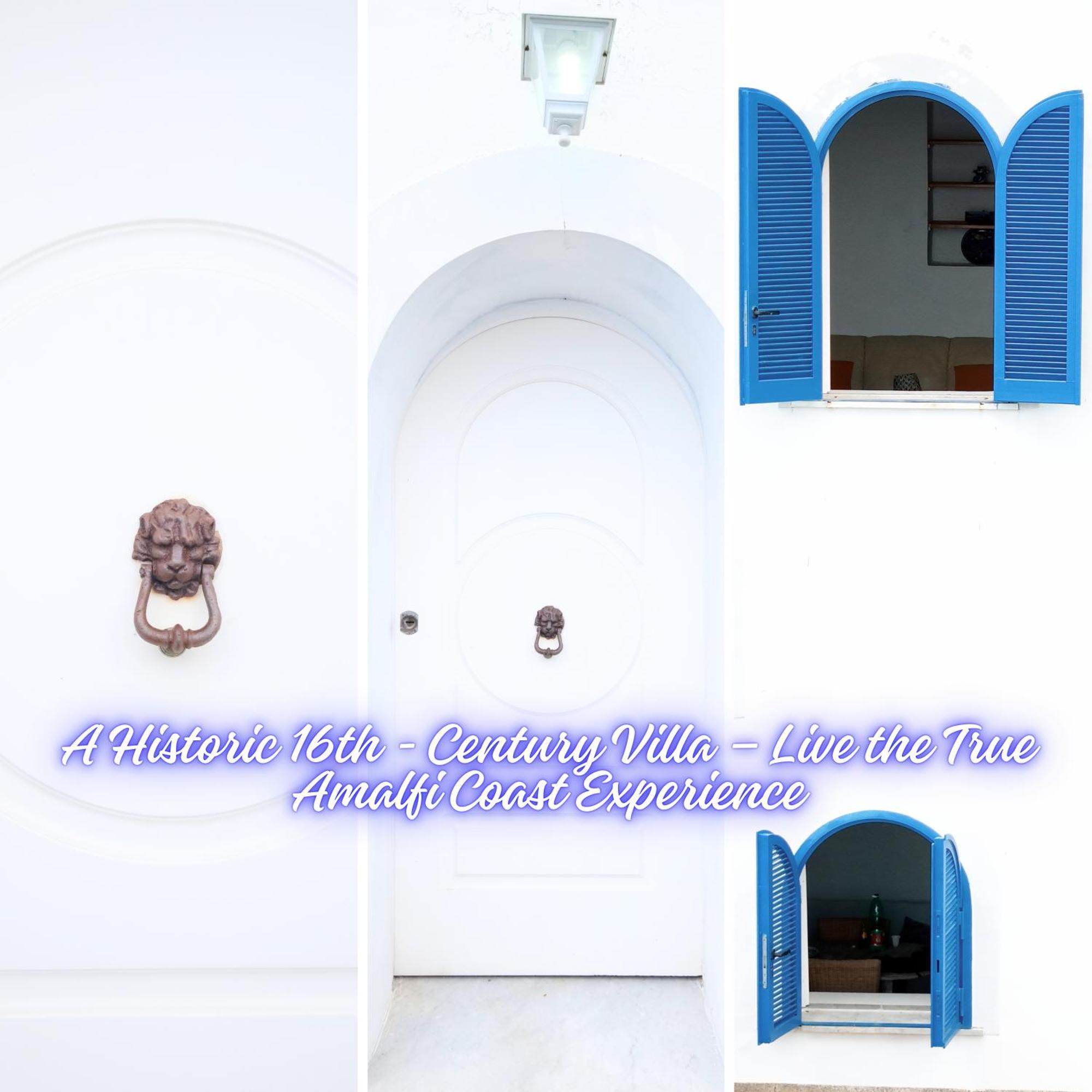 La Saracena-Traditional Amalfi Villa With Sea View Buitenkant foto