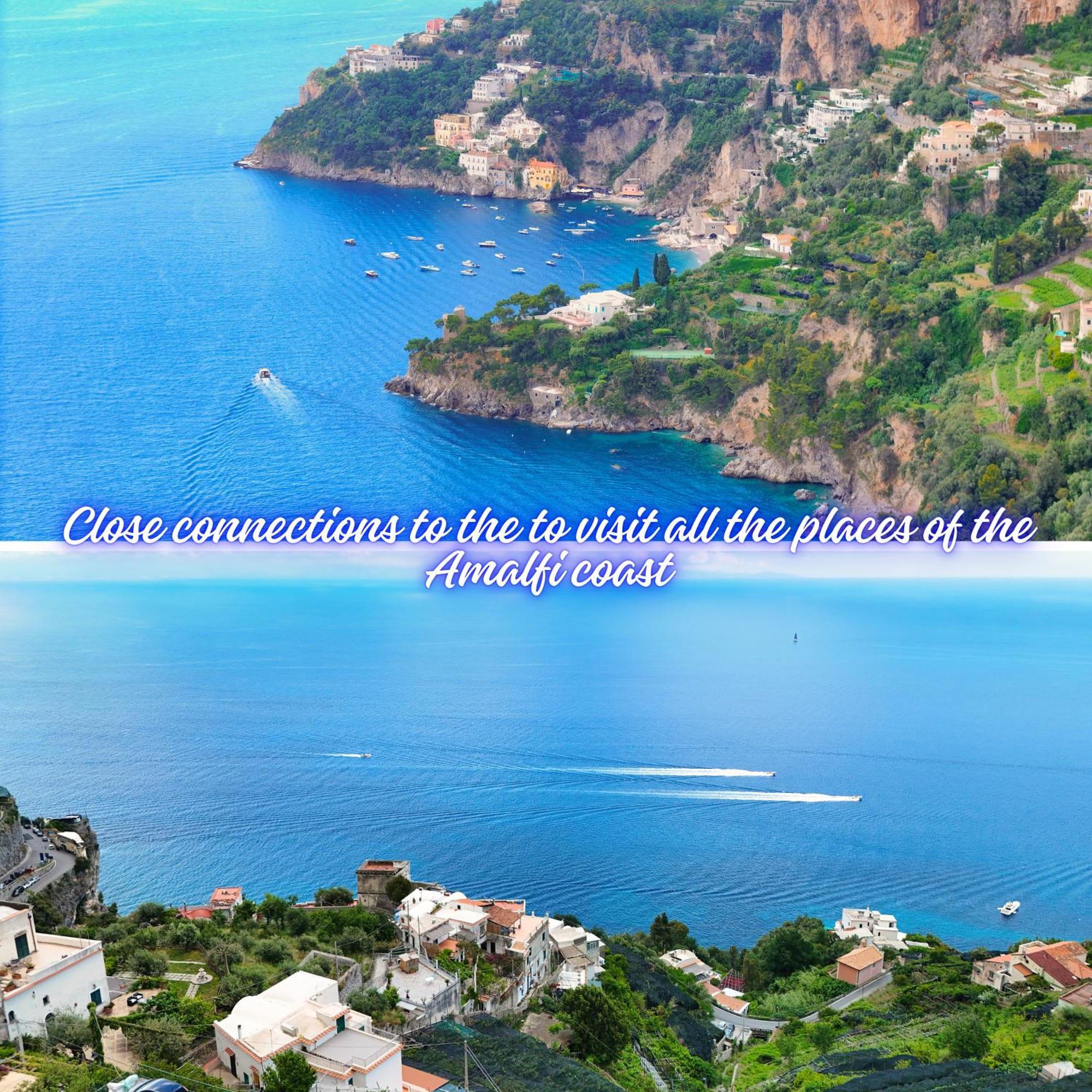 La Saracena-Traditional Amalfi Villa With Sea View Buitenkant foto